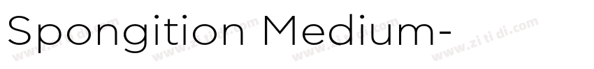 Spongition Medium字体转换